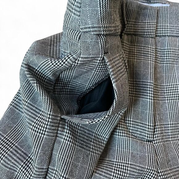 Nine West Black and White Wide Leg, High-Waist Trouser - Picture 6 of 8